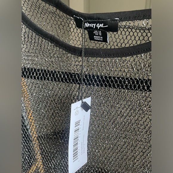 Glitter Fishnet Midi Dress - Picture 5 of 6